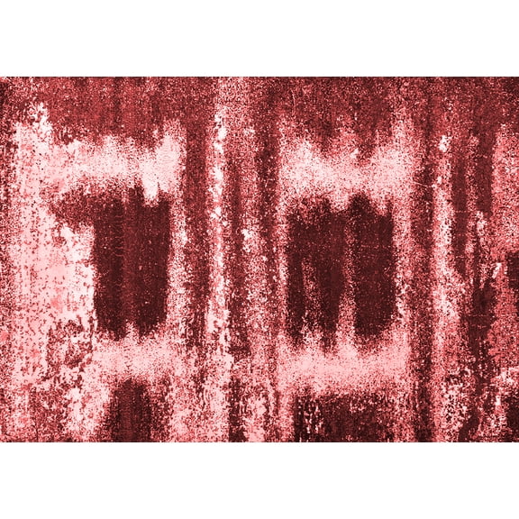 Ahgly Company Indoor Rectangle Persian Red Bohemian Area Rugs, 5' x 7'