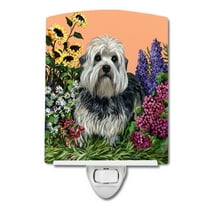 Caroline's Treasures PPP3089CNL Dandie Dinmont Terrier Ceramic Night Light, 6x4x3", multicolor