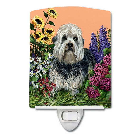 Caroline's Treasures PPP3089CNL Dandie Dinmont Terrier Ceramic Night Light, 6x4x3", multicolor