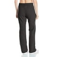 thumbnail image 2 of Hanes Womens ComfortSoft EcoSmart Open Leg Fleece Sweatpants, S, Ebony, 2 of 2