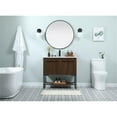 thumbnail image 6 of Elegant Kitchen and Bath 36 inch Single bathroom vanity in walnut, 6 of 8