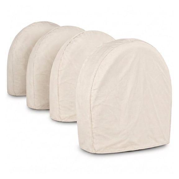 Canvas Wheel Tire Covers Set of 4 Suitable for 27.5 inch Diameter Tire - 50818