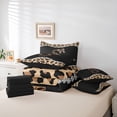 thumbnail image 6 of Castle Fairy Letter Monogrammed Bow S Twin Bedding Sets,Leopard Bedding Comforter Set, 6 of 8