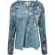 thumbnail image 4 of Blusa informal de manga larga con cuello en V y estampado a la moda para mujer Fridja  fksj2681, 4 of 5