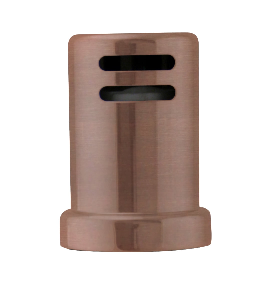 Westbrass D200-1-11 1-3/4" x 2-3/4" Solid Brass Air Gap Cap Kit, Skirted, Antique Copper
