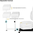 thumbnail image 4 of FAYEAN Adjustable Pedicure Station with Footrest and Stool, 360° Swivel No Plumbing Nail Salon Chair for Manicure Pedicure, 4 of 10