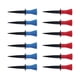 thumbnail image 1 of Greeniant 12 piezas de tees de golf, soporte de bola profesional de plástico, práctica interior al aire libre Golf 6 uds rojo + 6 uds azul 58 mm Greeniant  OD023163-05, 1 of 6