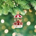 thumbnail image 2 of Mr. Christmas, Mini Carnival Music Box - Carousel with White Base, 2 of 3