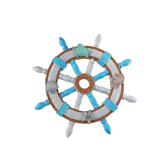 IH Casa Decor Nautical Ship Wheel Smooth Sailing