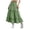 A-Green257, variant on Bobifish Toddler Girls Tiered Dress High Elastic Waist A Line Ruffle Long Dress Loose Summer Party Children Girls Dresss