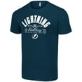 thumbnail image 2 of Men's Starter  Navy Tampa Bay Lightning Half Puck T-Shirt, 2 of 3