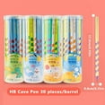 thumbnail image 6 of JOGZMZ Triangular Grip Pencils with Eraser - Comfort Writing for Long Sessions, Eco-Friendly Wood Material, HB Grade Macaron Colors, Ideal for Homework and Professional Notes, 6 of 8
