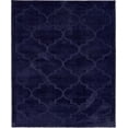 thumbnail image 2 of Rugs.com Lattice Shag Collection Rug – 8' x 10' Navy Blue Shag Rug Perfect For Living Rooms, Large Dining Rooms, Open Floorplans, 2 of 9