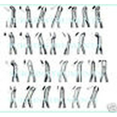 60 New Extracting Forceps Extraction Dental Instruments