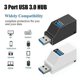 thumbnail image 4 of 3-Port USB Hub,2PCS USB 3.0,USB 3.0 3-Port Hub USB Splitter Portable Hub Transfer USB Splitter Adapter, 4 of 5
