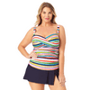 Anne Cole Plus - Twist Front Bandeaukini Swim Top