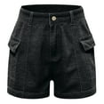 thumbnail image 4 of Shorts for Women Elastic Waist Summer Casual With Side Pockets Daily Wear Gym Shorts, 4 of 5