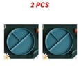 thumbnail image 1 of 1/2 Pcs Assiette Divisée en 3 Portions Réutilisable Ronde pour Adultes 3 Compartiments Style Micro-Ondes F 2 Pcs, 1 of 6