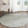 thumbnail image 2 of Safavieh Rag 4' Round Hand Woven Cotton Rug in Gray, 2 of 3