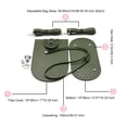 thumbnail image 2 of TISHITA 7Pcs/Set Leather Bag Bottom Base Drawstring Strap Bag Buckle Shoulder Bag Making Green, 2 of 8