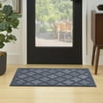 thumbnail image 2 of Nourison Easy Care Indoor/Outdoor Navy Blue 2' x 4' Area Rug, (2x4), 2 of 8