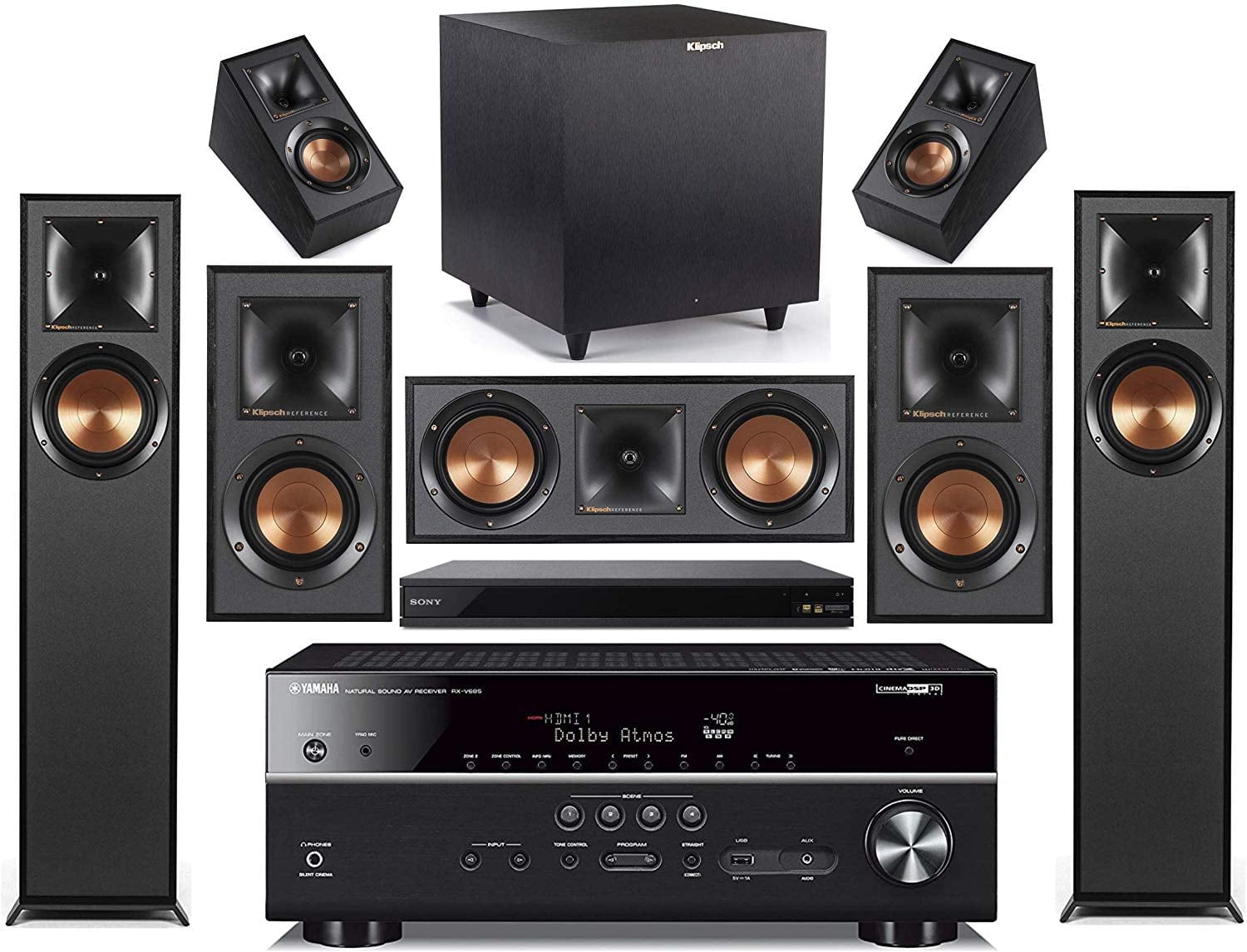 Yamaha Channel Bluetooth 4K Multimedia Home Theatre System