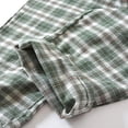 thumbnail image 5 of BRGZLK Pants Women Rawstring Pants Cotton Wide Leg Y2K Plaid Pajamas Pants Elastic High Waist Checkered Lounge Pj Pants Going Out Trousers, 5 of 7
