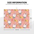 thumbnail image 3 of Kdxio Rabbit So Cute for Dish Drying Mat,24*18 inch Absorbent Dish Drainer Kitchen Counter,Large Size Dish Drying Pad for Countertops,Draining Racks, 3 of 9