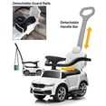 thumbnail image 2 of VOLTZ TOYS Push Car for Kids, Licensed BMW M5 4-in-1 Push Pedal Ride on Car for Baby, Foot to Floor Ride-on Car with Push Bar, Leather Seat, LED Lights, Horn, Foot Rest and Rocking Chair Rails, 2 of 7