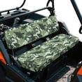 thumbnail image 2 of Uorisanigo UTV Seat Cover, All Season Weather Proof Green Camouflage Print Seat Cover Fit for Kawasaki Mule 4010 4x4 Diesel 2009-2013, Easy to Install & Clean Mule Padded Protector Cushion, 2 of 7