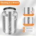 thumbnail image 4 of 76L Milk Can with Spigot, 20 Gallon Water Container 304 Stainless Steel Water Jug with Sealed Lid Food Storage Container for Accommodate Milk Juice Rice Oil, 4 of 12
