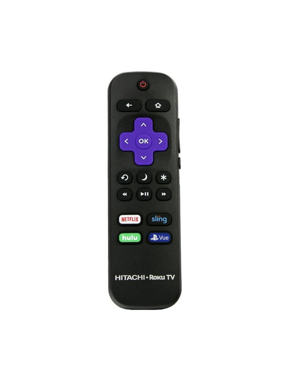 Pre-Owned Genuine Hitachi 101018E0003 4K UHD Smart TV Remote Control w/ ROKU Built in (Good)