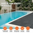 thumbnail image 3 of KFFKFF Click-Together Deck Squares, Set of 54, 12"x12" Covering 54 sq. ft, Plastic Outdoor Ground Cover, Resistant to All Climates, Ideal for Patio, Poolside, Balcony, Backyard Use, Deep Grey, 3 of 9