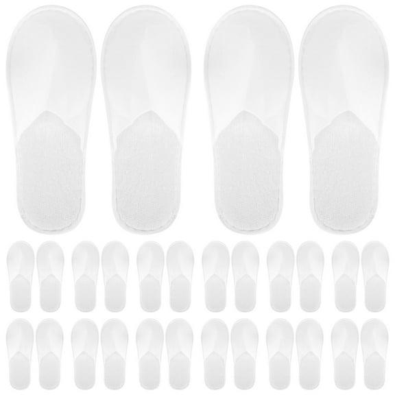 Voiceine 20 Pairs of Slippers Hotel Disposable Nonslip Slippers House Guests Slippers for Men Women