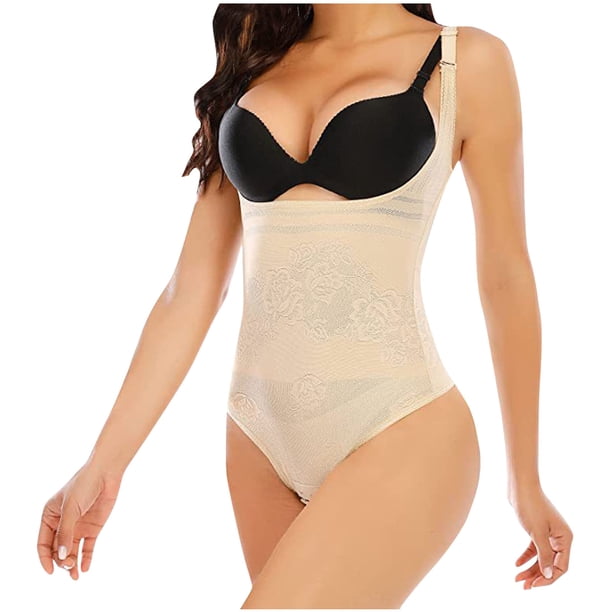 Body moldeador para mujer, ropa ajustada con escote en T, mono que levanta glúteos, reafirma el abdomen y sujeta el pecho.
