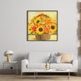 thumbnail image 3 of Kit Punto Cruz Girasol Impreso Con Cuentas Bordado Del 40x40cm, 3 of 9