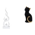 thumbnail image 1 of Estatua Abstracta De Gato Con Fuego, Figura De Resina Con Forma De Llama, Adorno Decorativo Coleccionable De Escritorio, Escultura Animal Moderna, Artesanía Para Patio, Oficina, Entrada,, 1 of 8