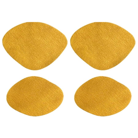 

4pcs PU Leather Self Adhesive Heel Hole Vamp Repair Shoe Patch Protective