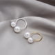 thumbnail image 5 of Qarigey Aleación Anillo Dedos Colgante Joyería de moda Multicolor Estructura simple Compromiso Suministros de boda de moda Ropa, zapatos y accesorios Miscelánea Oro, 5 of 6