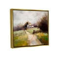 thumbnail image 4 of Stupell Industries Country Barn with Fence Landscape Painting Gold Floater Framed Canvas Art Print Wall Art, 21 x 17, 4 of 10