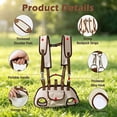thumbnail image 6 of CPHDW7 Small Dog Travel Carrier Backpack Breathable Mesh Pet Sling Bag Hands Free Crossbody Shoulder Carrier with Leash Clip for Outdoor Walking Hiking, 6 of 7
