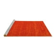 thumbnail image 2 of Ahgly Company Machine Washable Indoor Square Abstract Yellow Contemporary Area Rugs, 5' Square, 2 of 4