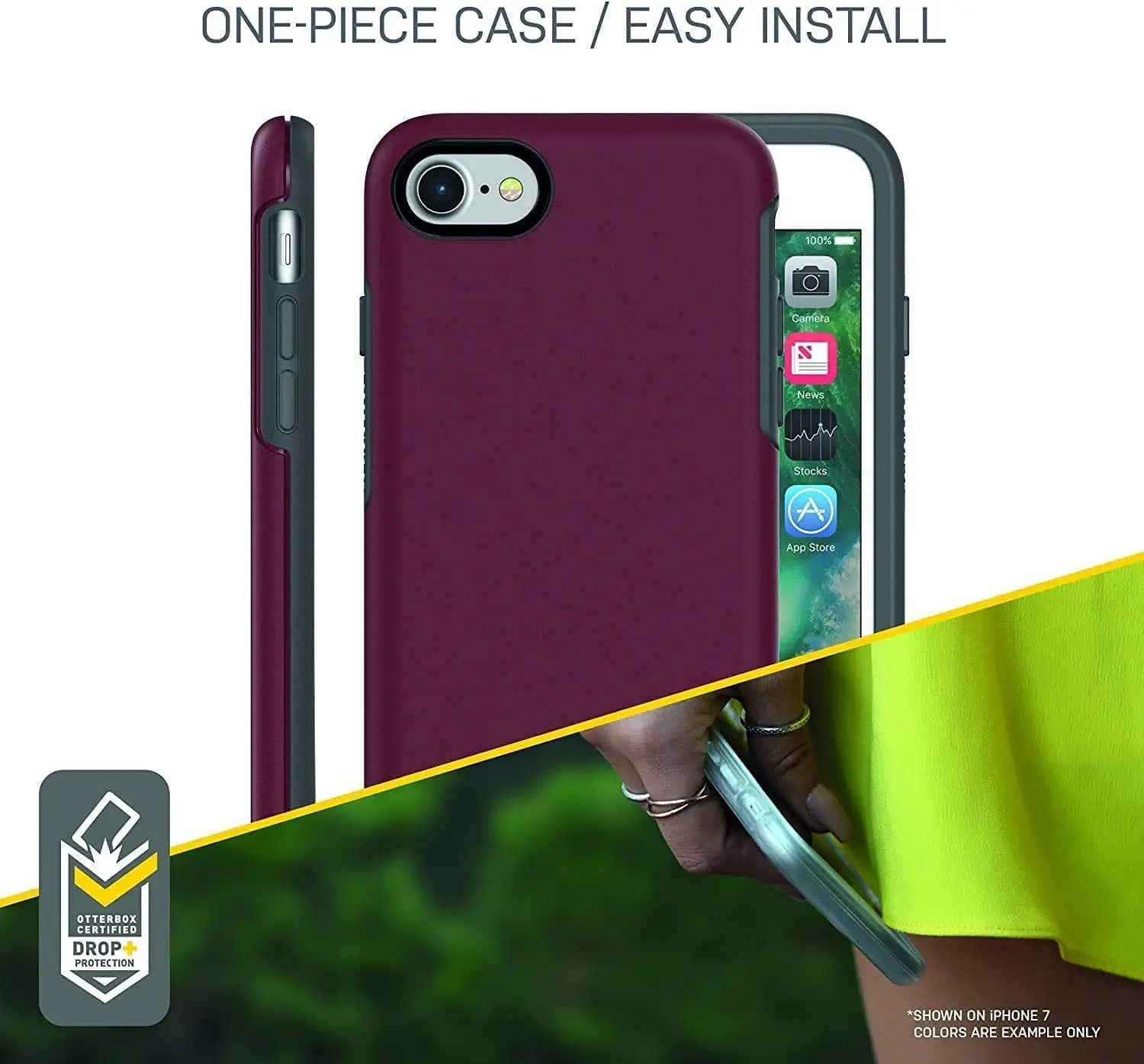OtterBox Symmetry Series Case for iPhone SE 3rd and 2nd gen and iPhone 8/7 Only - Non-Retail Packaging - Lost My Marbles
