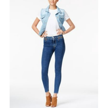 Hudson Jeans High-Waist Super-Skinny Jeans - Blue