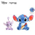 thumbnail image 3 of 2 piezas/juego 100 % genuino Disney Stitch de 25-30 cm de peluche y colgante de peluche de 10-12 cm, muñeco de peluche para niños, regalo de cumpleaños y Navidad, 3 of 5