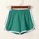 thumbnail image 1 of TaTaai Women's Solid Yoga Beach Shorts 3 Inch Mid Thigh High Waisted Lounge Casual Home Wear Summer Soft Non-See-Through Athletic Gym Workout Fitness Gift, 1 of 8