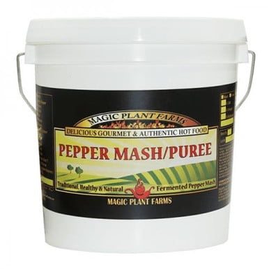 Fiery Farms Red Carolina Reaper Pepper Puree 3.79L/1 Gallon - Smooth, Fermented Pepper Puree