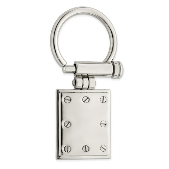 Stainless Steel Polished Key Chain; for Adults and Teens; for Women and Men