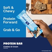 Quest Protein Bar, Cookies & Cream, 21g Protein, Gluten Free, 4 Count