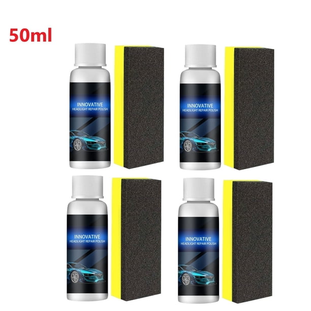 Líquido reparador de faros de coche, agente reparador de reacondicionamiento de revestimiento de cristal de lámpara de coche, agente reparador de reacondicionamiento de revestimiento de faros de coche